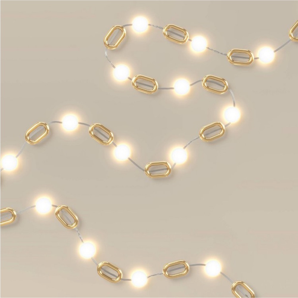 ♠️ 25-Count LED Pearl String Lights - Kate Spade New York x Target - Picture 1 of 3